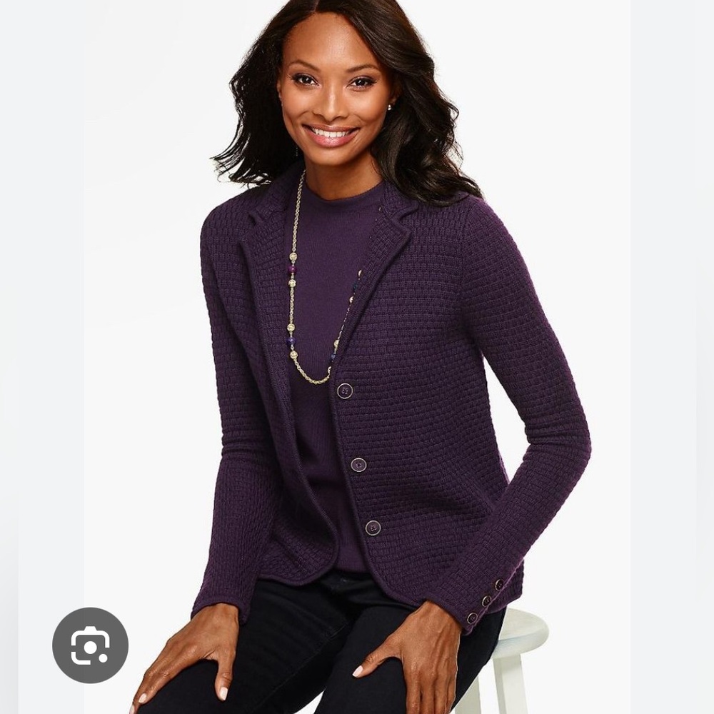 Talbots/P/pure merino wool 💜✨